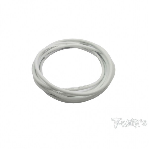 Ʈڸ,14 Gauge Silicone Wire ( White ) 2M (#EA-025W)