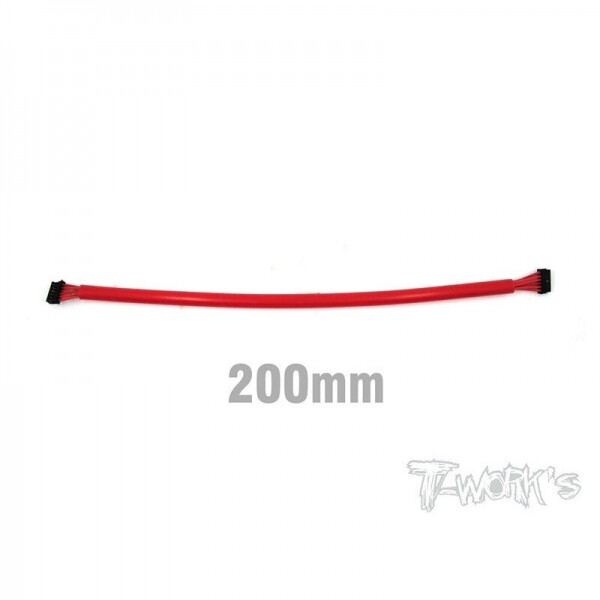 Ʈڸ,BL Motor Sensor Cable 200mm ( Red ) (#EA-027-200R)