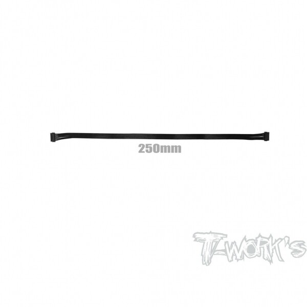 Ʈڸ,BL Motor Flat Sensor Cable 250mm ( Black ) (#EA-038-250)